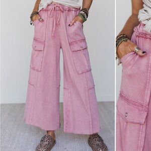Game On Cargo Wide Leg Pant